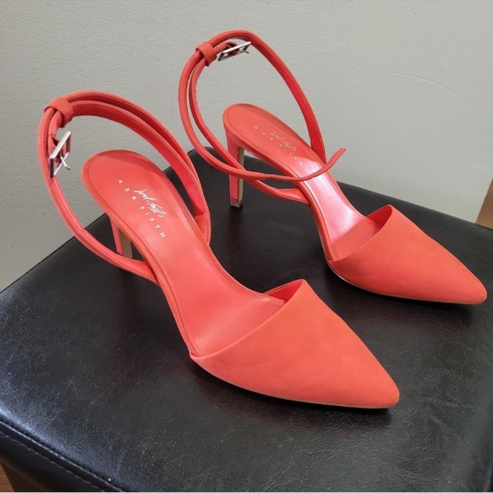High Heels Lord & Taylor Baylee Red Rouge High Heel, Size 9M, 3 1/2 Inch…